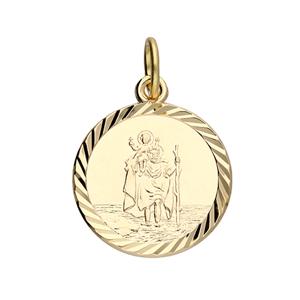 9ct Gold St Christopher