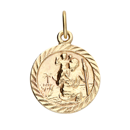 9ct Gold St Christopher