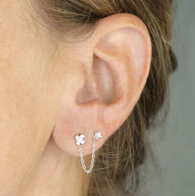 Sterling Silver Earring