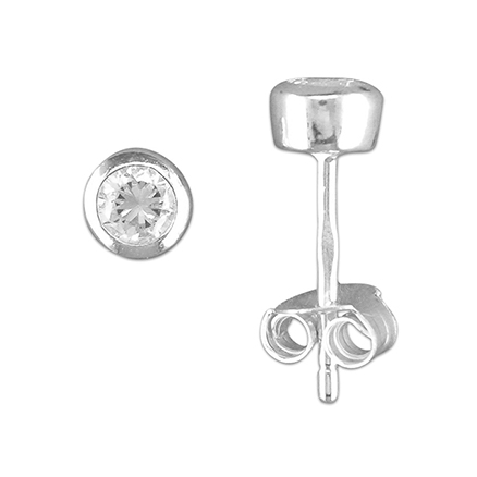 sterling silver findings earring post rose